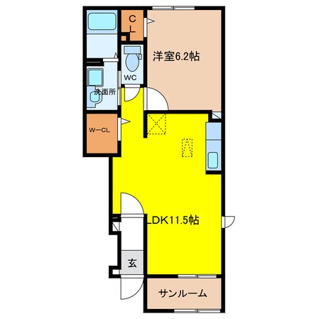 ステラＫの物件間取画像